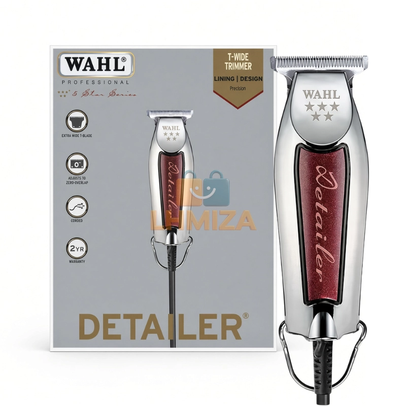 Wahl 5 Star Detailer Tondeuse de Finition Filaire Lame T-Wide 38 mm