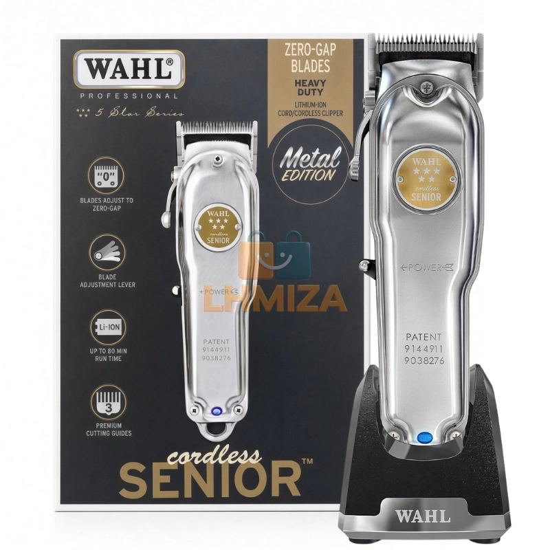 Wahl 5 Star Senior Metal Cordless Tondeuse Barbier Sans Fil Métal