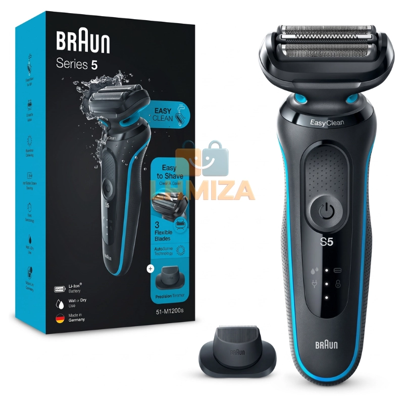 Braun Series 5 51-M1200s Rasoir Électrique Wet & Dry avec Tondeuse