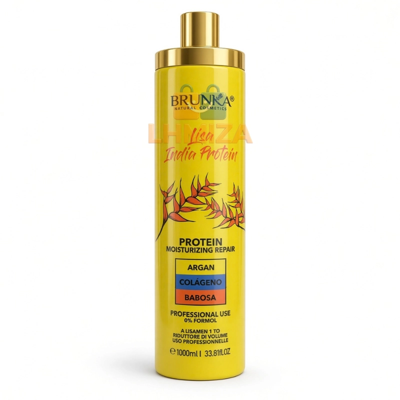 Brunka Lisa India Protein Lissage Réducteur de Volume 1000 ml
