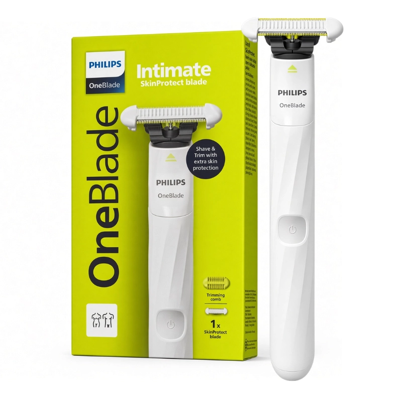 Philips OneBlade Intimate QP1924 Rasoir Zones Intimes Femme et Homme