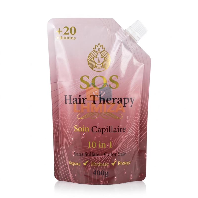 SOS Hair Therapy Soin Capillaire 10 in 1 Coco, Neem et Soie 400 g